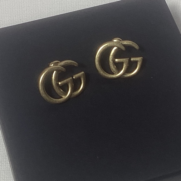 Gucci GG Vintage Gold Earrings - Picture 1 of 3